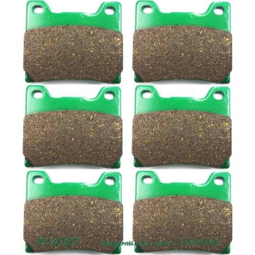 For YAMAHA 1200 XVZ 12 T TD 1985 - 1987 Disc Brake Pads Pill Front Rear 1986