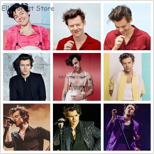 Home Decoration 3d Diy Diamond Embroidery Uk One-way 1d Cross Stitch Kit Diamond Painting Star Singer Fan Gift