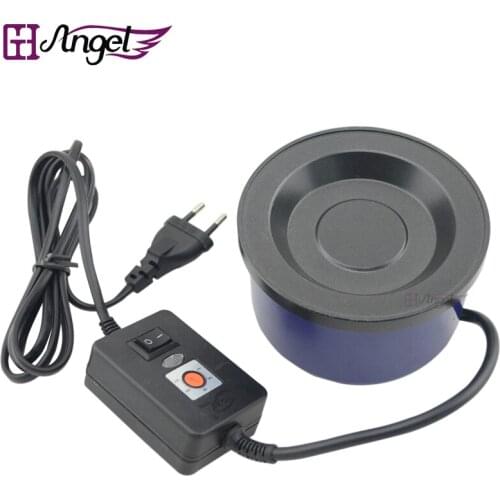 Wholesale 5pcs 80W Temperature Control Electric Glue Stove Skillet Keratin Glue Melt Pot for Hair Extension+EU,AU,US,UK outlet