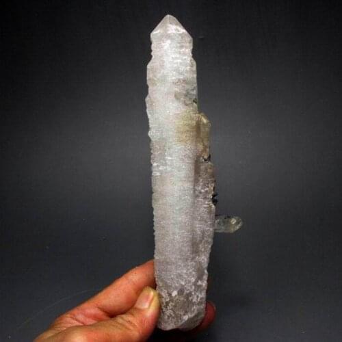 286g Elestial Skeletal Scepter Quartz Pointe - crystals and stones healing Mineral specimen Home Decor feng shui decoration