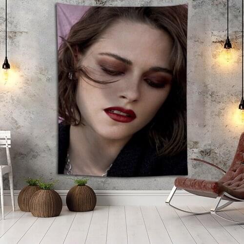 Hot Sale Custom Kristen Stewart Large Wall Tapestry Wall Hanging Bohemian Wall Tapestries Mandala Wall Art Decor