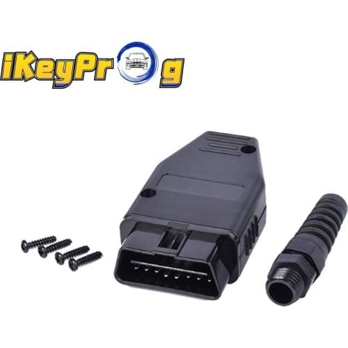 OBD2 Tool Standard Plug Shell For Protocols OBDII EOBD J1962 OBD2 16Pin Male Plug Connector Interface Hot Sale