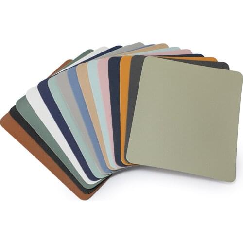 PU Leather Mouse Pad Laptop Computer Desk Mat Simple Home Office Waterproof Anti-slip Modern Keyboard Mice Mouse Pad Writing pad