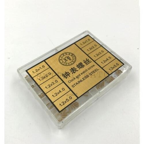 Tiny Assortment For Clock And Watch Part Gold Watch Screw