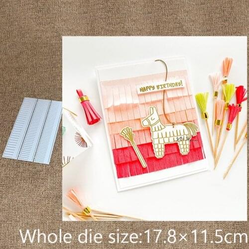 XLDesign Craft Metal stencil mold Cutting Dies Tassel edge decoration scrapbook die cuts Album Paper Card Craft Embossing