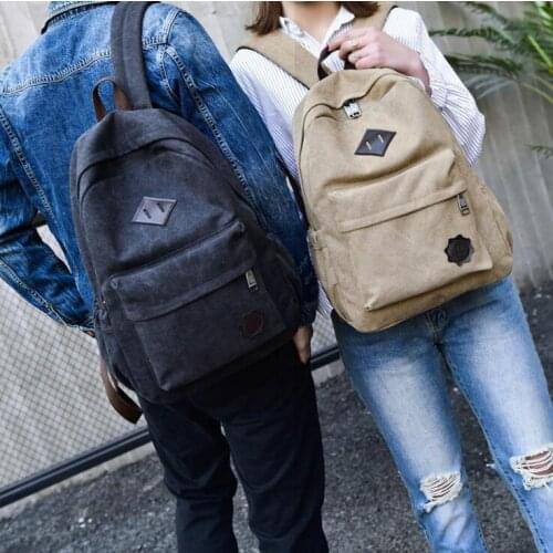 Bag again 021817 new hot unisex women men fashion backpack female casual travel bag