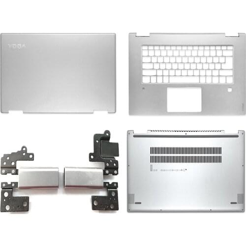 NEW For Lenovo Yoga 720-15 720-15IKB Top Cover Lcd Back Cover Palmrest Bottom Case Hinges ACD Cover Silver