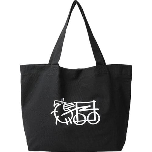 New Korean Leisure Canvas Womens Simple Literature Purses Handbags Art Forest Handbag Fashion Printing Pattern Shoulder Bag