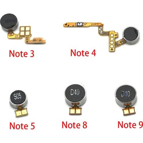 New Vibrator Module Ribbon Flex Cable Motor Vibration For Samsung Galaxy Note 3 4 5 8 9 Replacement Parts