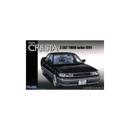 Fujimi Plastic Assembly Car Model 1/24 Scale Toyota Cresta 2.5GT Twin Turbo Adult Collection DIY Assembly Kit 03957