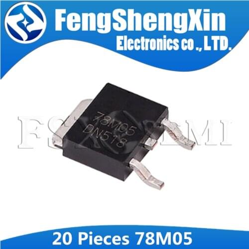 20pcs/lot 78M05 TO252 7805 L78M05CDT Voltage Regulator