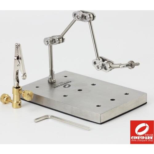 Rig-200 Ready-to-assemble stainless steel rigging system for stop motion puppet