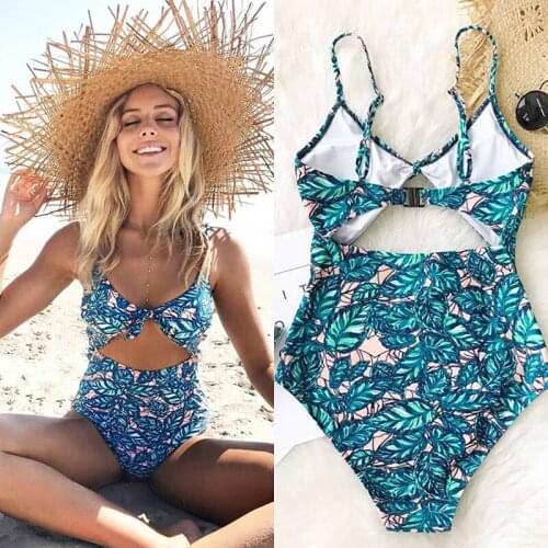 Sexy High Waist Bikini Florial Print Sexy Bikini Set Polka Dot Female Swimwear Ladies Bathing Suit