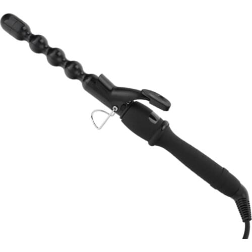 Ceramic Spiral Curling Iron Gourd Curling Wand Deep Curly Hair Styler Curls Magic Hair Curlers Bead Wave Machine LED Display