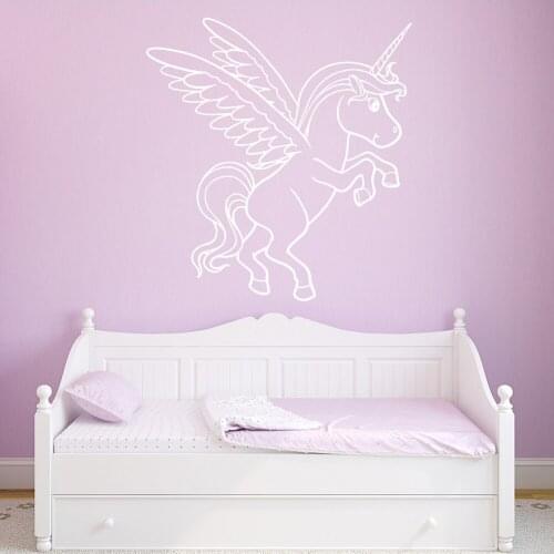 Lovely horse Wall Sticker Pvc Removable Decor Living Room Bedroom Removable Decoration Accessories Murals