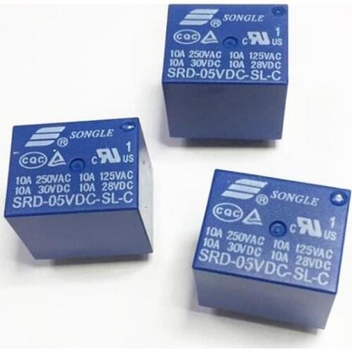 SRD-03VDC-SL-C relay SRD-03 / 05/06/09 series 12/24 / 48VDC-SL-A / C10A 4/5 feet