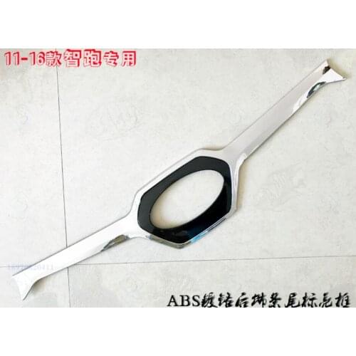 High quality chrome trunk lid/cover chrome trim(near logo)/rear door trim Accessories for KIA SportageR 2011 2012 2014 2015