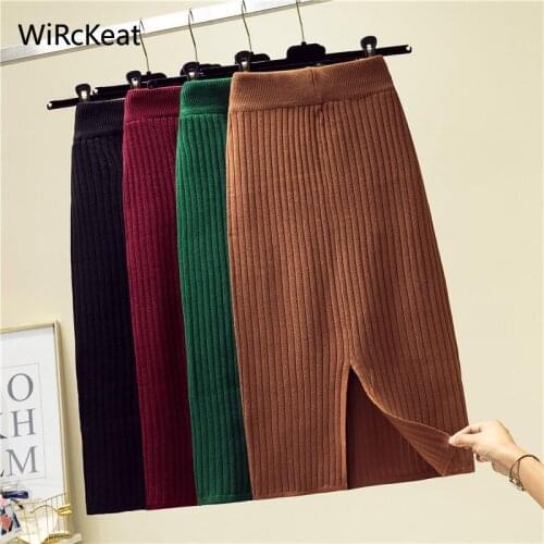 Юбки-карандаши с завышенной талией WiRcKeat China At AliExpress