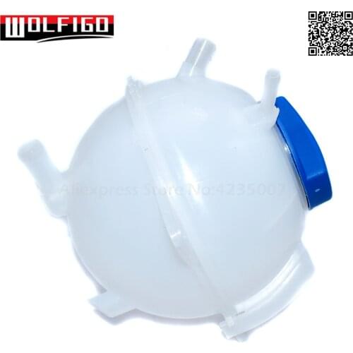 WOLFIGO Coolant Expansion Tank Reservoir & Cap Kit For VW Jetta Golf AUD 1J0121403B, 1J0121321B New