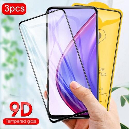 3 PCS 9D Screen Protector For Xiaomi Poco M3 X3 Pro NFC Mi8 Lite 6X 5X A1 A2 For Xiaomi Mi 10 Lite 10T Pro 9 Lite SE CC9 A3 Lite
