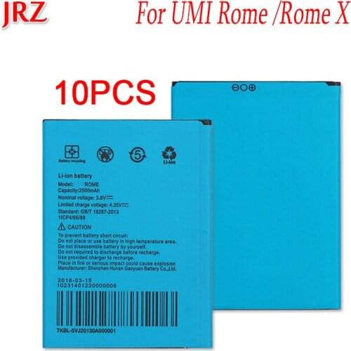 10PCS/LOT 2500mAh For UMI Rome Battery For Umi ROME X Batterie Bateria Accumulator AKKU