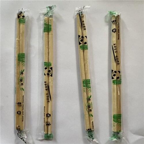 100 pairs of disposable wooden chopsticks bamboo chopsticks Chinese restaurant tableware party chopsticks
