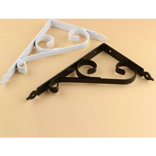 2pcs Triangular Shelf Brackets 25 x 16cm Creative fixed shelf support tripod No falling paint, no rust heavy bearing