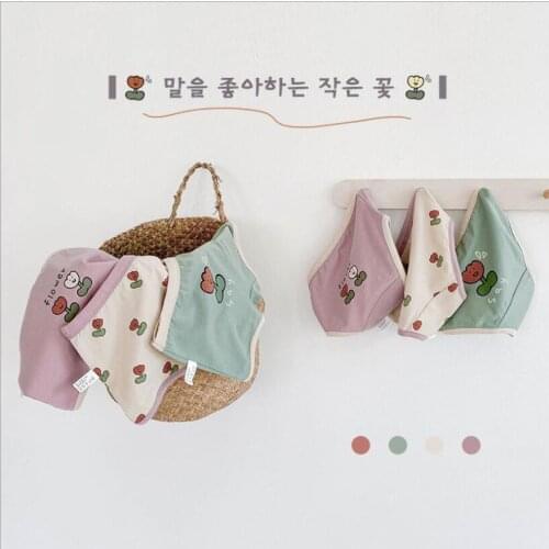 3 Pcs/Lot Girls Cotton Underwear sweet flower printing shorts Soft Breathable Briefs Young Girl Panties Cozy girl Briefs Child