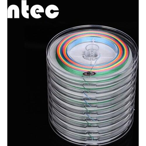 8strands 1000M NTEC brand Super Strong multicolor Multifilament PE Material Braided Fishing Line 10 20 30 40 50 60 70 80LB