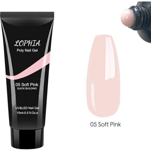 15ml glitter Poly Nail Gel For Nail Extension Finger Quick Building Gel Manicure Gel Polish nail supplies for professional