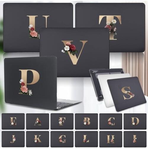 Laptop Case for Macbook Air 11 Inch/13 Inch 2020 M1 A2337 Touch Bar A2179 A1932 A1465 Frosted Letters Hard Laptop Cover Case