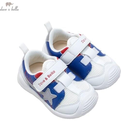 DB19655 Dave Bella autumn baby boys fashion stars patchwork shoes new born boy casual shoes