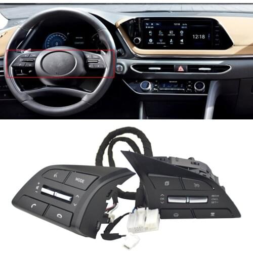 For Hyundai Sonata Limited 1.6 T DN8 AT MPI 2.5L Sedan FWD 4Doors Steering wheel Audio channel and Constant speed cruise control