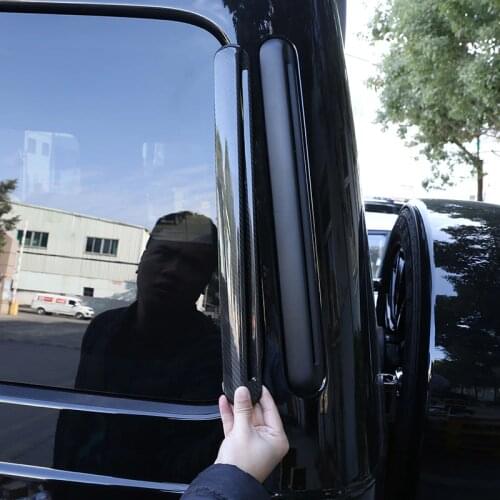 For Mercedes Benz G Class W463 G350 G500 19-20 Real carbon fiber Car Rear Side Air Vent Decoration Trim Stickers Car Accessories