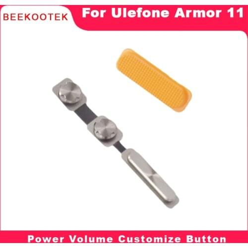 For Ulefone Armor 11 5G Original Power Volume Customize Button Key Repair Accessories Replacement For Ulefone Amror 11 Cellphone