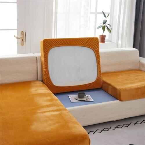 Stretch Sofa Slipcover Sofa Seat Cover Cushion Cover for Living Room Funiture Protector Sofa Cushion Cover Removable Slipcover