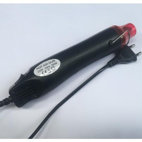 Electric Hot Air Hit Gun 110V 300W Heat Gun DIY Car Wrapping Tools 3 PCS/SET with Car Scraper Squeegee+Vinyl Cutter Knife