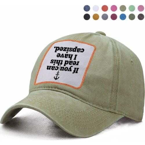 If You Have Read This I Have Capsized Baseball Cap Dad Trucker Bone Solid Hats Woman Berets Ponytail Caps Snapback Gooras Hats