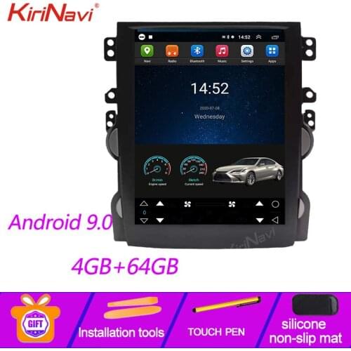 KiriNavi Telsa Style Vertical Screen Android 9.0 Car Dvd Player For Chevrolet Malibu Auto GPS Navigation car radio 2012-2015