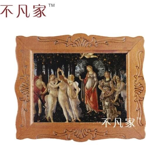 Dollhouse 1:12 scale Wholesale miniatue Classical religion oil Home Decorations Painting Frame D-4