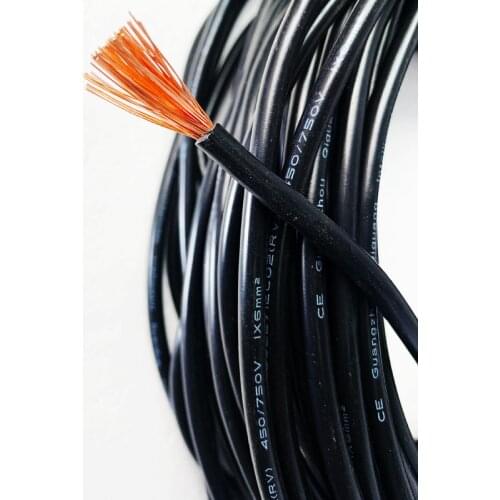 6 square power cable