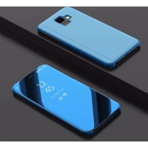 Luxury Flip Cases Smart Mirror Cell Phone Case Cover For A3 A5 A6 A7 A8 2017 2018 J2 J3 J4 J5 J7 J8 Prime Max Nxt Core Plus 2016