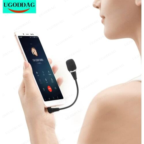 Universal 3.5 Mm Audio Jack Mini Gooseneck/Lapel Clip-on Lavalier Mic Microphone For Smart Phone Laptop Ipad Speeches Lectures