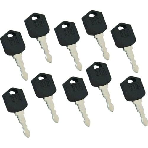 10PCS 212 Ignition Keys D554212 for Doosan Daewoo Forklift D25 D35 G25 G35