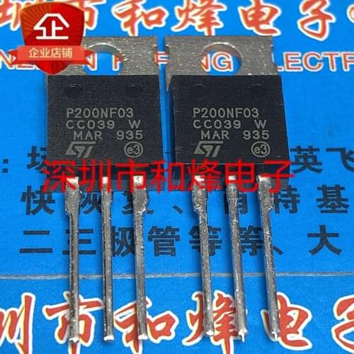 100% New&original P200NF03 STP200NF03 TO-220 30V 120A