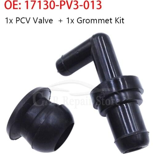 2Pcs/Set PCV Valve Grommet 17130-PV3-013 For Honda CRV 1997-2001 HONDA S2000 ACURA TL 17130-PR7-A01 PCV Valves