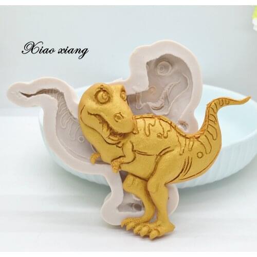 3D Dinosaur Silicone Fondant Cake Molds For Baking Dragon Cake Decorating Baking Tools Pastry Kitchen Baking Accessories M2091