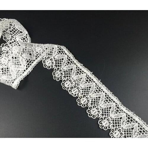 5 Yards 5cm/2'' Width Venice Lace Applique Trim India Lace Fabric