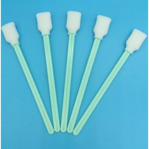 50pcs Inkjet printer 13CM Stick cleaning sponge for DX4 DX5 DX6 DX7 XP600 TX800 printhead cleaner swab sponge foam ink brush