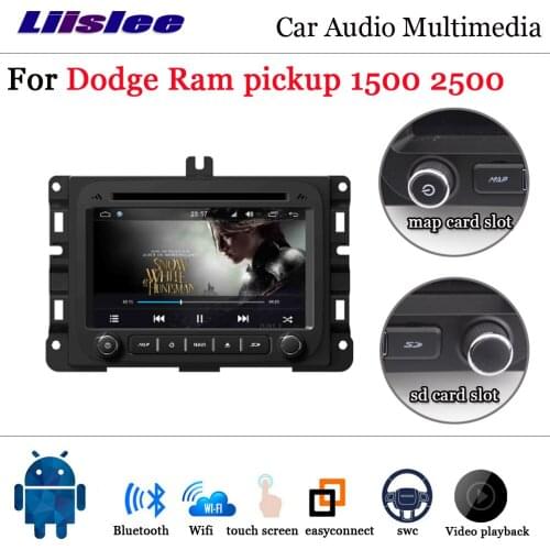 Android Car Radio DVD Player For Dodge Ram 1500 2500 3500 Pick Up 2009~2018 Stereo GPS Carplay Map Navigation Multimedia System
